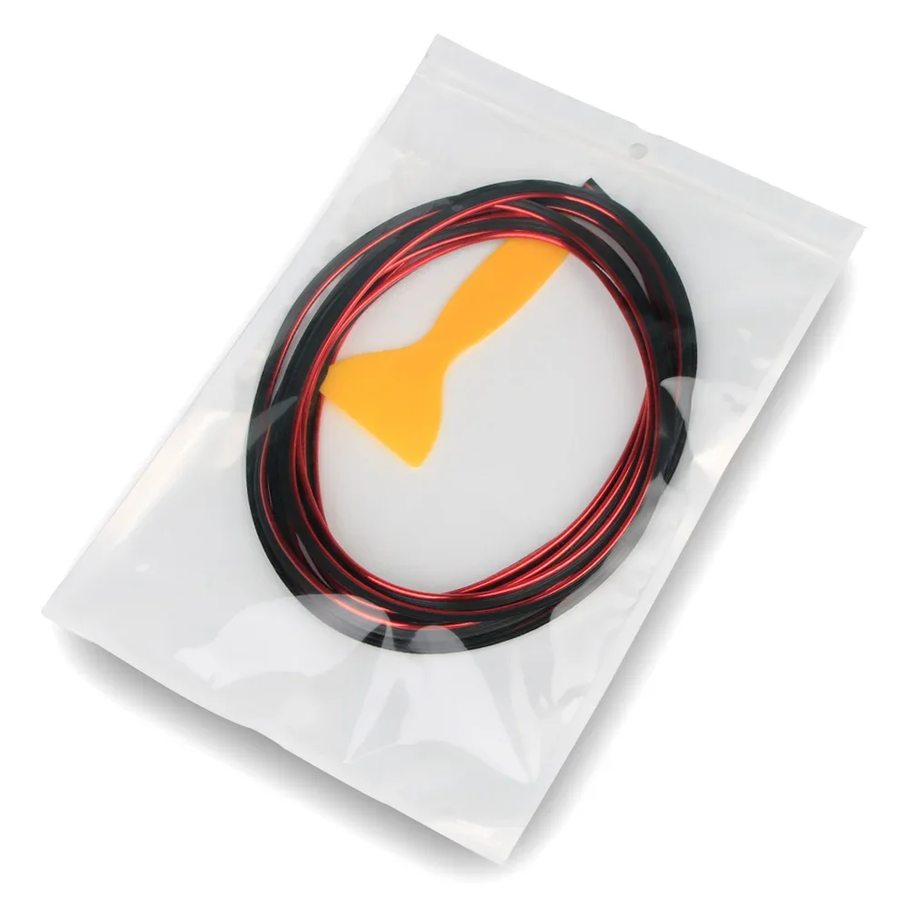 5m Decoratiestrip Dashboard voor een set auto-sierlijsten DIY flexibele anti-kraslijnen auto-styling accessoires