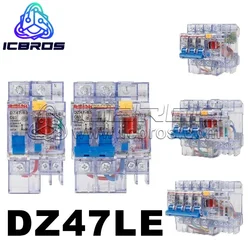 4P 1P 2P 3P +N Residual Current Circuit Breaker With Over Short Current Leakage Protection 16A 20A 32A 25A 6A 40A 50A 63A 10A