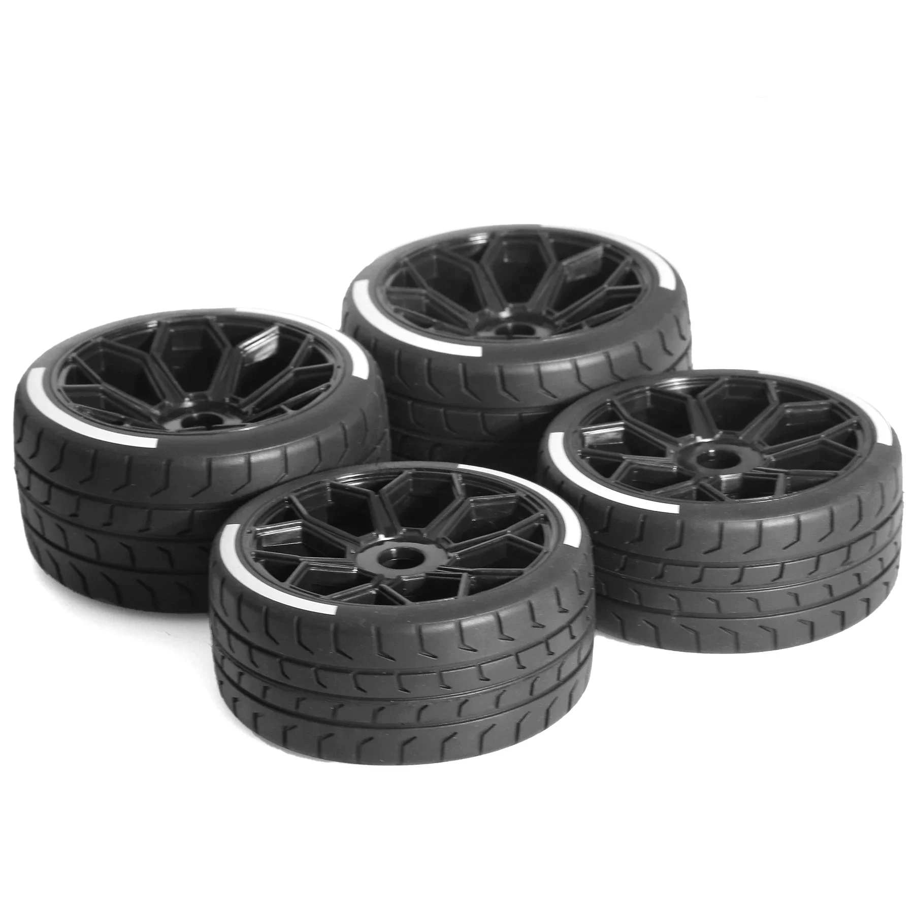 4pcs 53/107 42/100 Tire Tyre 17mm Wheel Hex for Arrma 1/7 Felony FSR Model GT FS RC Car Upgrade Parts Accessories