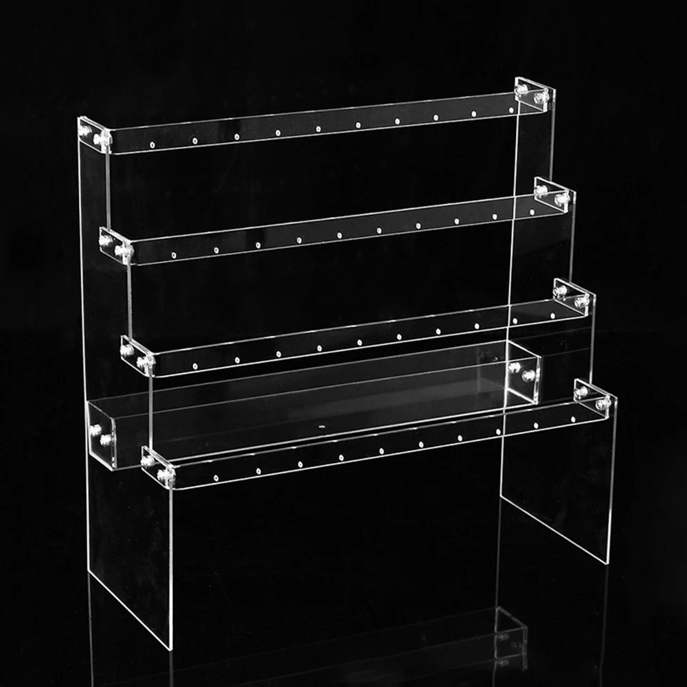 

Earring Display Stand Jewelry Storage Transparent Large Capacity Jewelry Storage Rack for Dresser Vanity Table Shop Selling