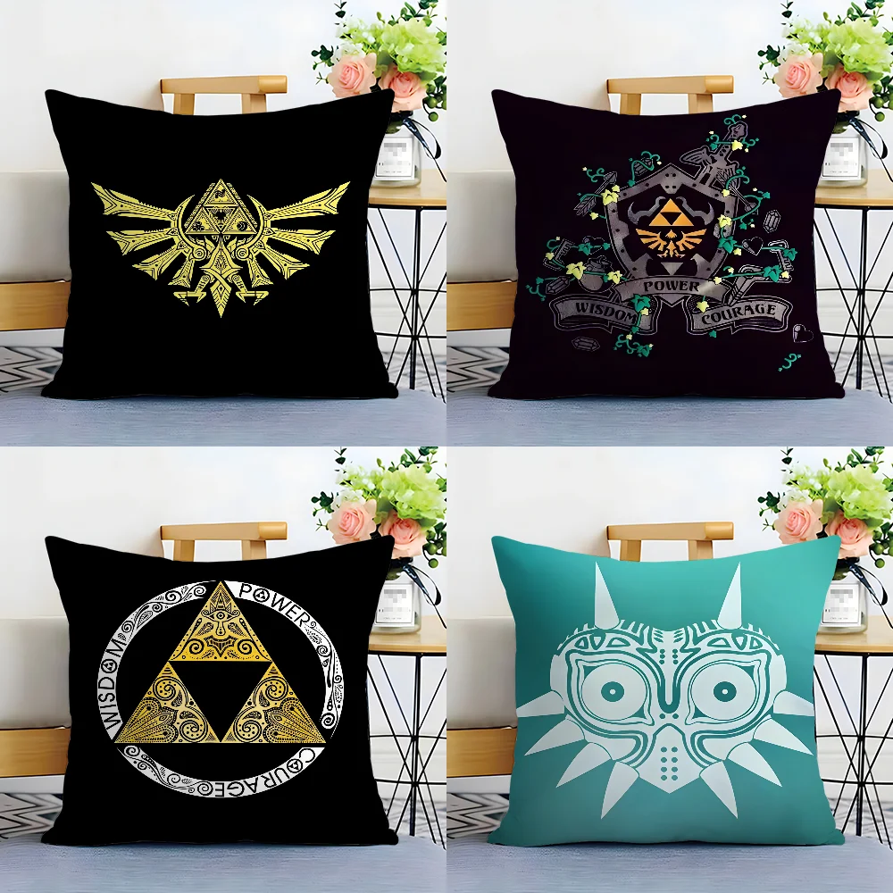 Hot Game L-L-LegendS Z-ZeldaS Pillow Case Plush Fabric Soft  Pillowcase Double Sided Print Cushion Cover Household Gifts