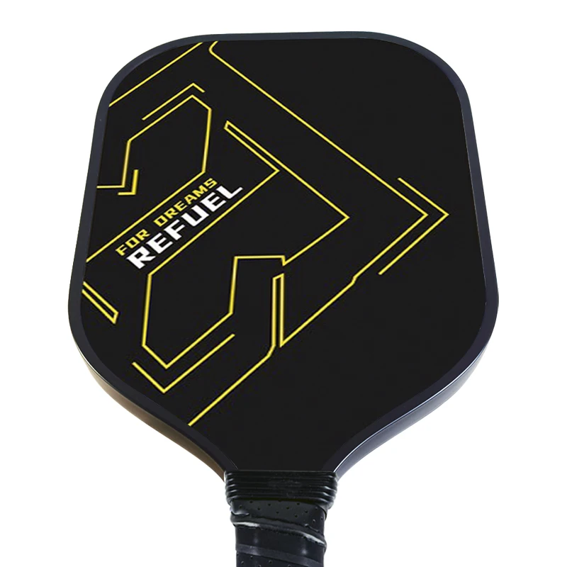 مضرب تنس احترافي من ألياف الكربون من نوع Pickleball، تصميم خفيف الوزن ومتفجر، مقبض مريح مضاد للانزلاق