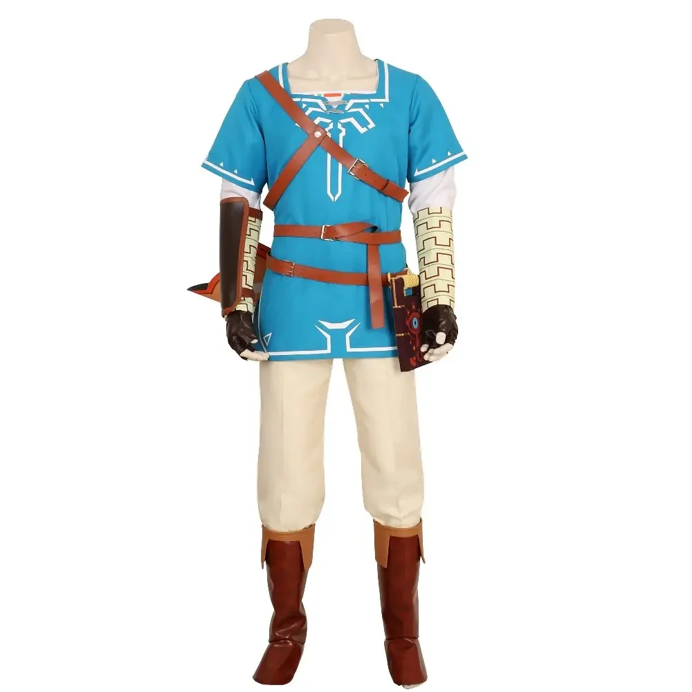 

Game Link Costumes Breath of The Wild BOTW Cosplay Link Outfit Sheikah Slate Uniform Quiver Cosplay Costume Halloween Anime