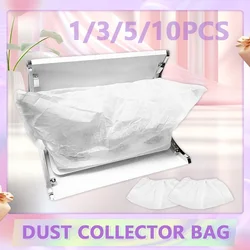 1/3/5/10PCS Nail Dust Collector Bag White Non-woven Replacement Bags Manicure Art Dust Suction Machine Nail Art Equipment