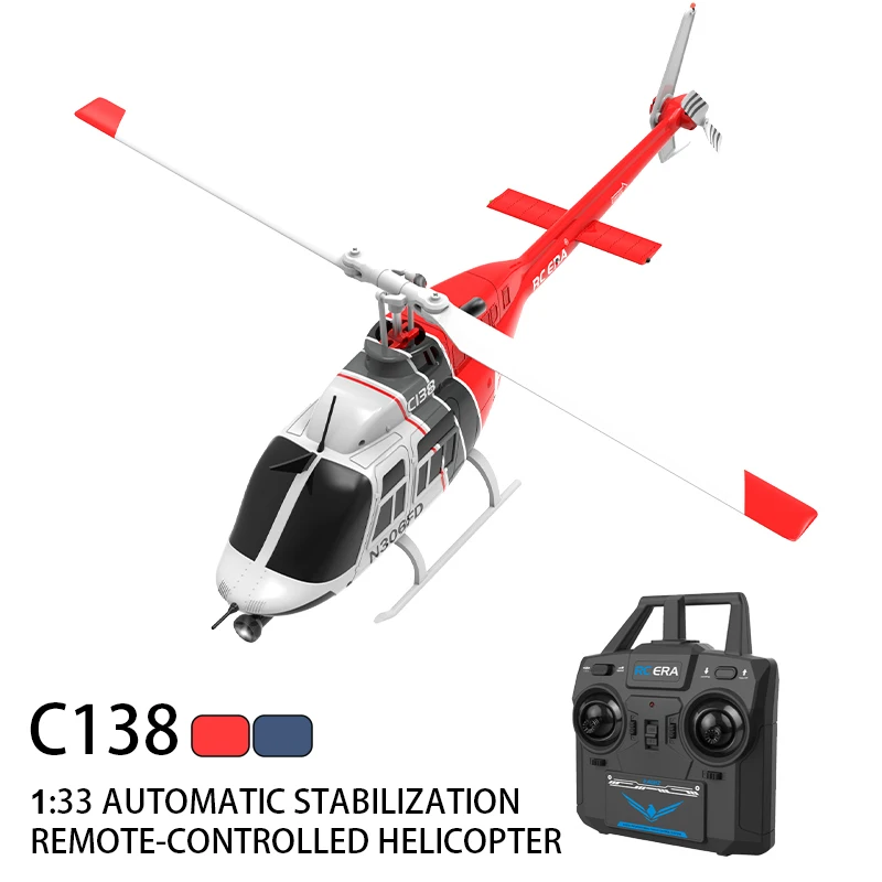 

C138 RC Helicopter 1:33 Simulation Airplane 6 Axis Gyro Altitude Hold Remote Control Helicopter Plane Toys for Adult Kid