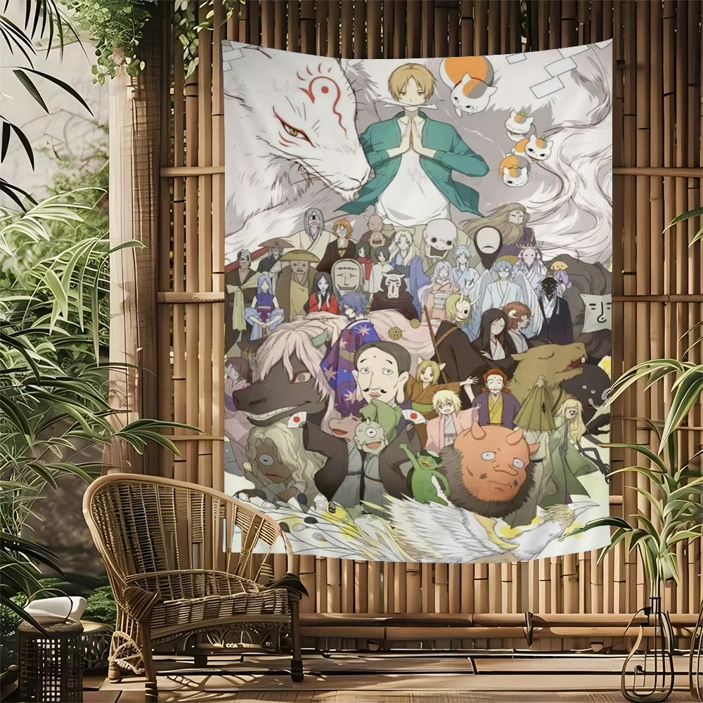 Natsume S Book Of Friends Anime Tapestry Wall Hanging Decoration Household Wall Hanging Home Decor