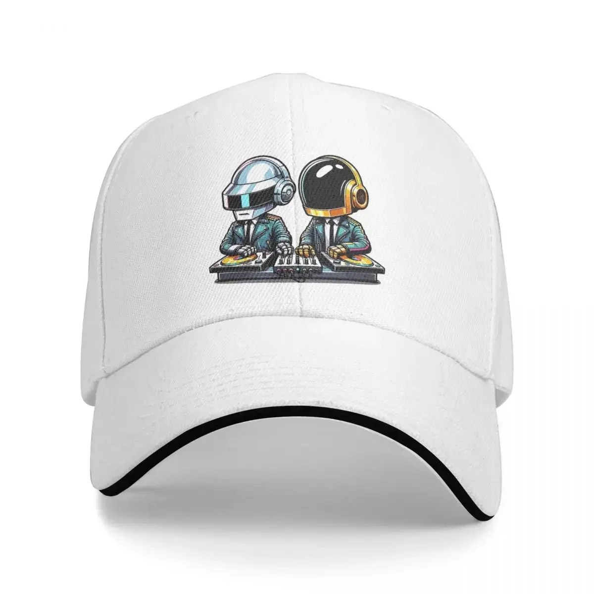 

Daft Punk Hat Unisex Hip-Hop Hats Sun Hat Golf Hats Breathable Snapback Caps Baseball Cap Summer
