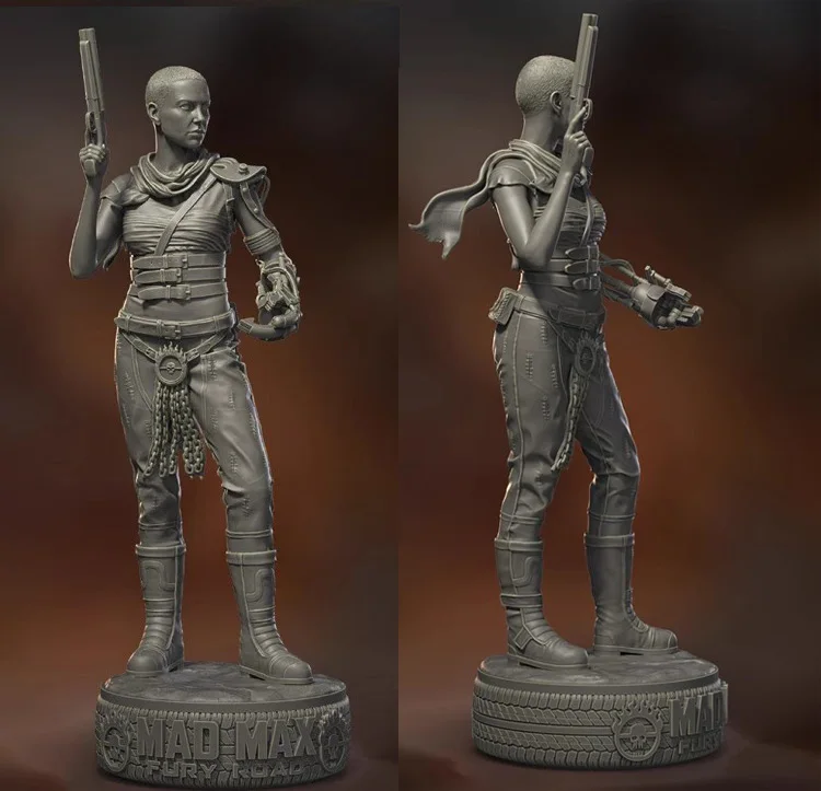 

1/24 75mm 1/18 100mm Resin Model Figurine Female Hunter Figurine Sculpture Unpainted No Color RW-1198