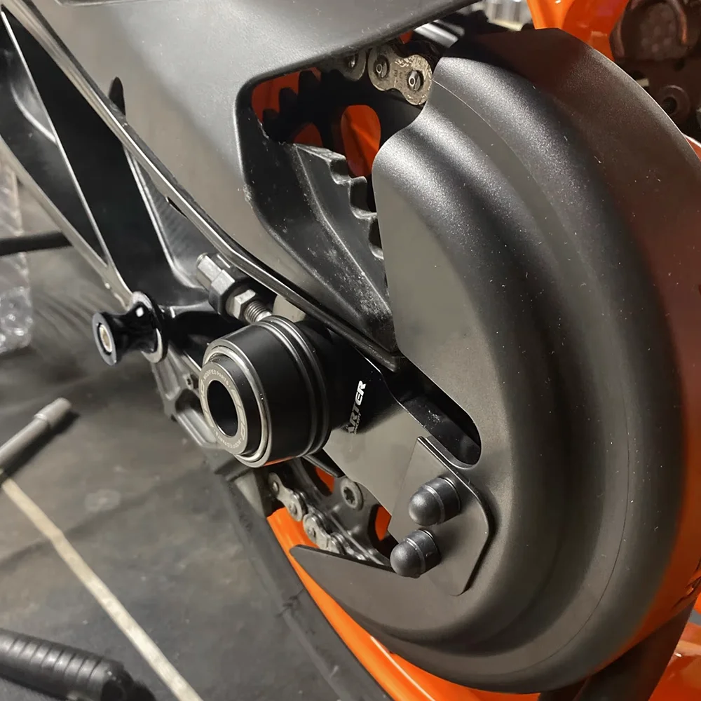 Für KTM 790 890 990 DUKE 690 390 DUKE SMC R Adventure ENDURO Duke790 Duke990 RC 990 2026 2025 Motorrad Radachsen-Gabelschoner – Detail 5