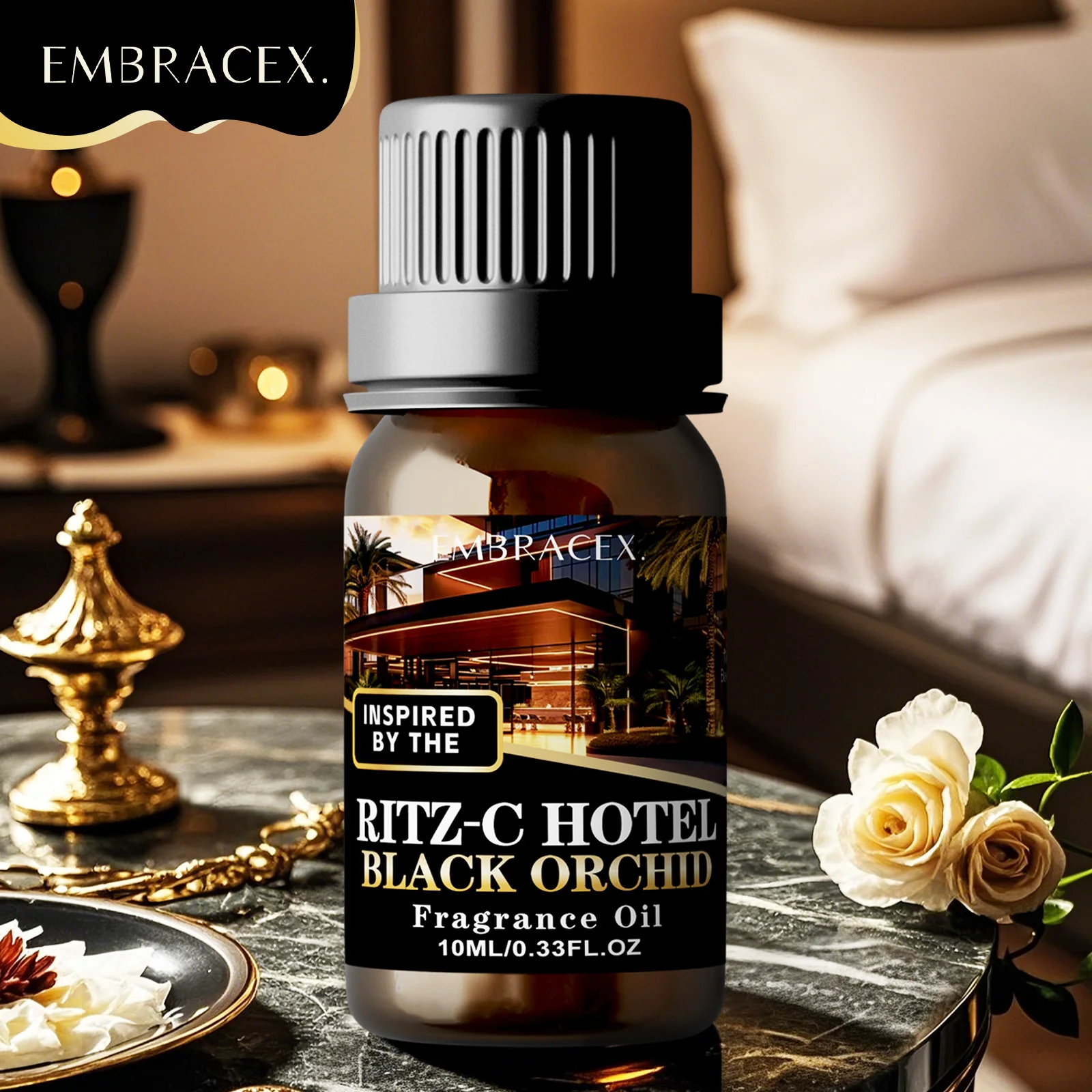 

10 мл эфирное масло для ухода за кожей тела, массажное масло, масло для волос Black Orchid, увлажняющее средство для рук, ароматерапевтический диффузор, подарок