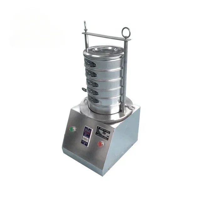 Small Laboratory Test Sieve Shaker 200 300 MM 8 Decks  Wheat Flour Analyzer Powder Particle Laboratory Screen Machine