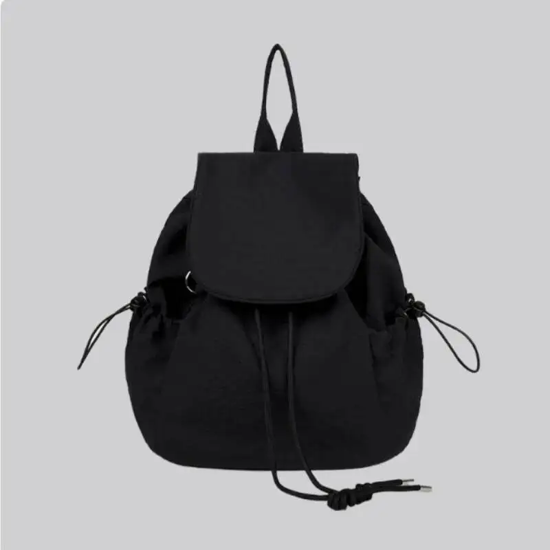 Japanese All Match Preppy Plaid Backpacks Women Vintage Casual Travel Bags Students Streetwear Simple Schoolbags Y2k Aesthetic