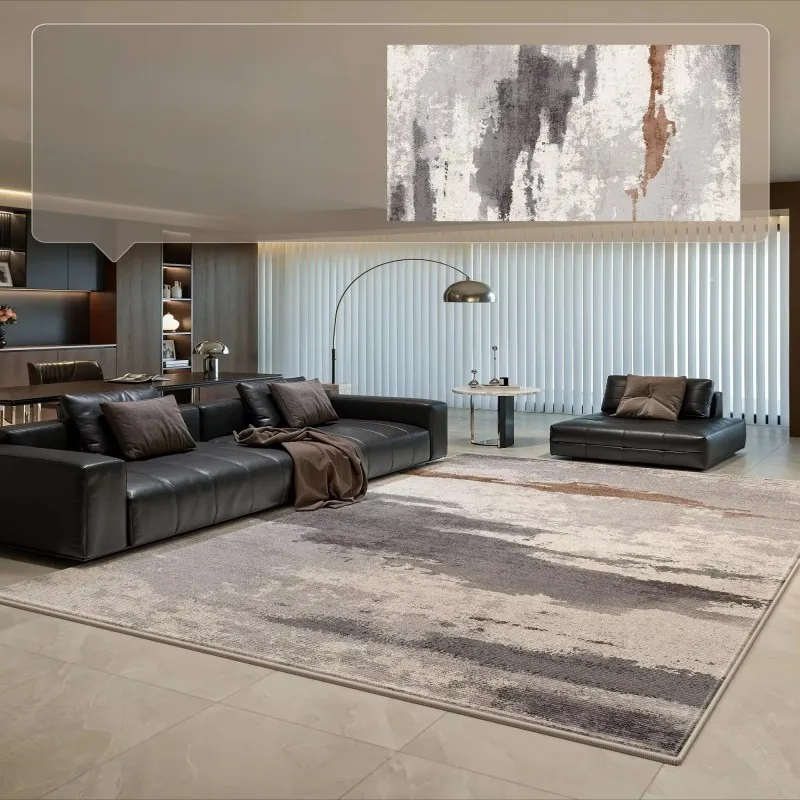 VIKAMA Modern Fade Rug Comfortable Non Slip for Meeting Room Living Room Sofa Coffee Table Home Furniture Decoration