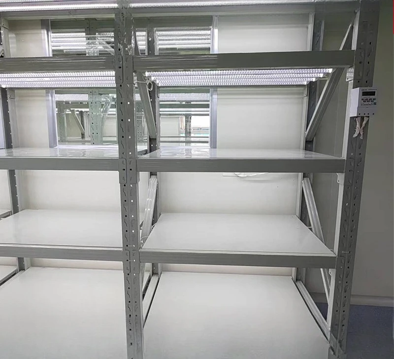 2025 Plant cultivation rack, lighted tissue culture rack, LED lamps, movable seedling rack, cold-rolled steel shelf