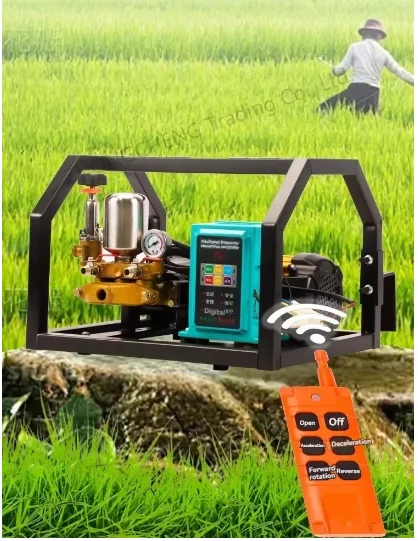 A New Tool for Spraying Operations: 48V Remote-controlled Electric High-pressure Agricultural Spraying Tricycle.
