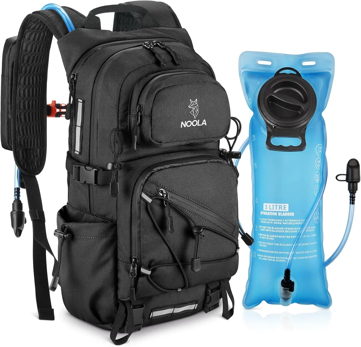 

Рюкзак для гидратации 3L, легкий походный рюкзак 22L/25L для велоспорта, езды на велосипеде и активного отдыха на природе