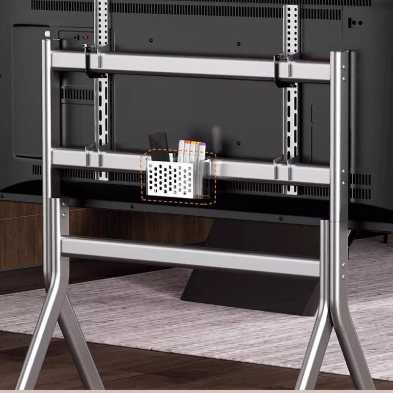 أثاث غرفة الاجتماعات حامل تلفاز شاشة غرفة المعيشة عجلات حديثة حامل تلفاز أثاث معدني متنقل Prateleira Para MHDSJ