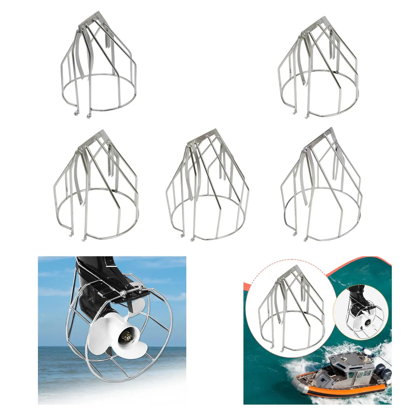 

Аксессуары для защиты пропеллера из нержавеющей стали 304, сетчатая крышка подвесного мотора для морского пропеллера