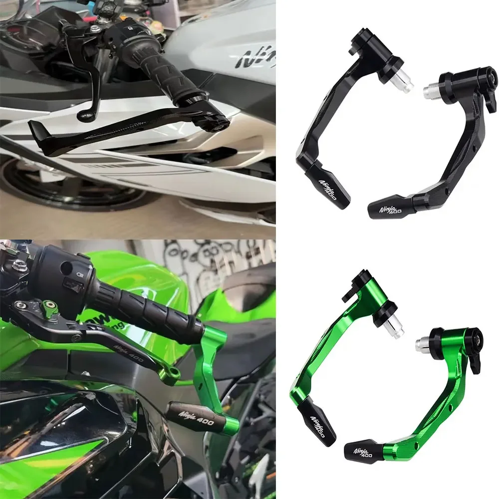 

For Kawasaki Ninja 400 Z400 Motorcycle Handlebar Brake Clutch Levers Protector Guard Handle Bar 7/8in 22mm CNC Aluminum