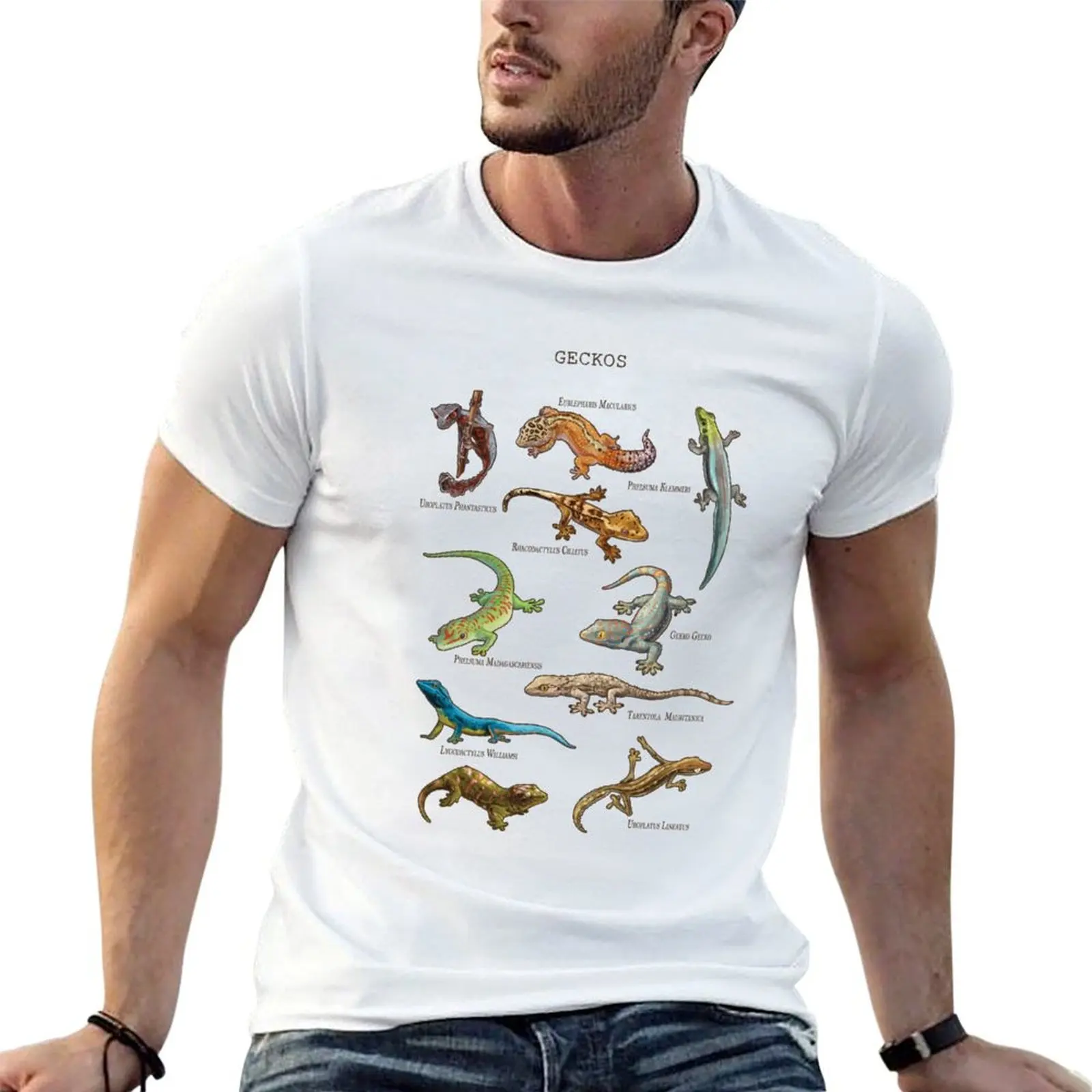 

geckos T-Shirt t shirts for man slim fit man t shirts for men casual T-Shirt