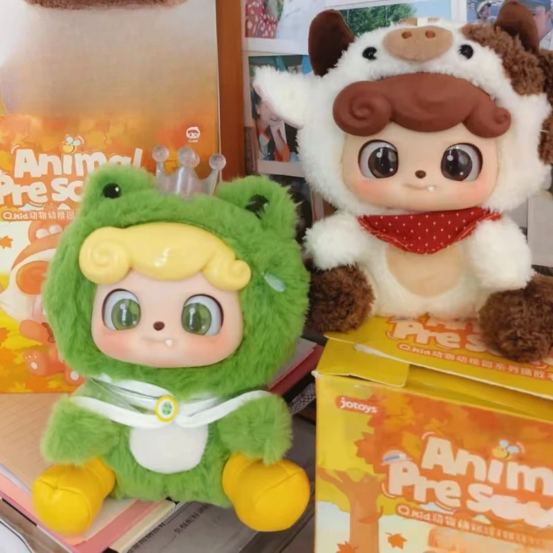 Véritable Q trésor animaux maternelle boîte aveugle table ornement poupées poupée modèle boîte Surprise périphériques vacances cadeau jouet