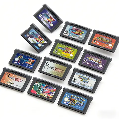 GBA Game Cartridge Mega Man Series Legacy Collection Battle Network 32 Bit Video Game Console Card