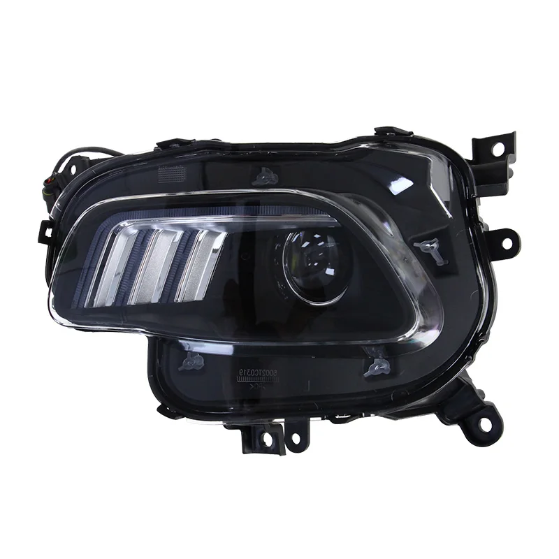 For Jeep Cherokee headlights 2014-2018  LED Headlight DRL Lens Double Beam Bi-Xenon  Head Lamp