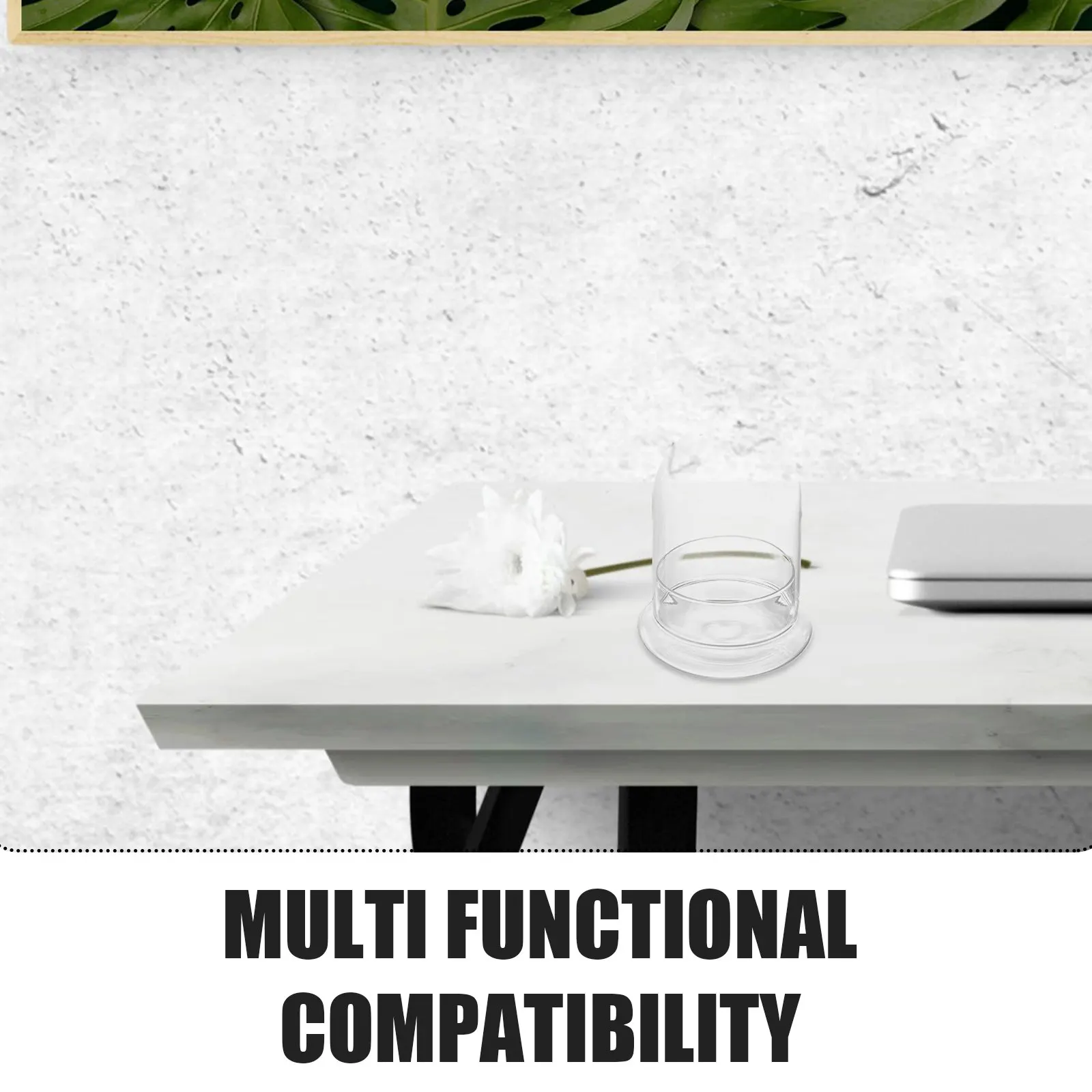 1Pcs High-Quality Glass Moss Ecological Bottle U-Shaped Design for Micro Landscape Terrarium Desktop Decor Living Room Office