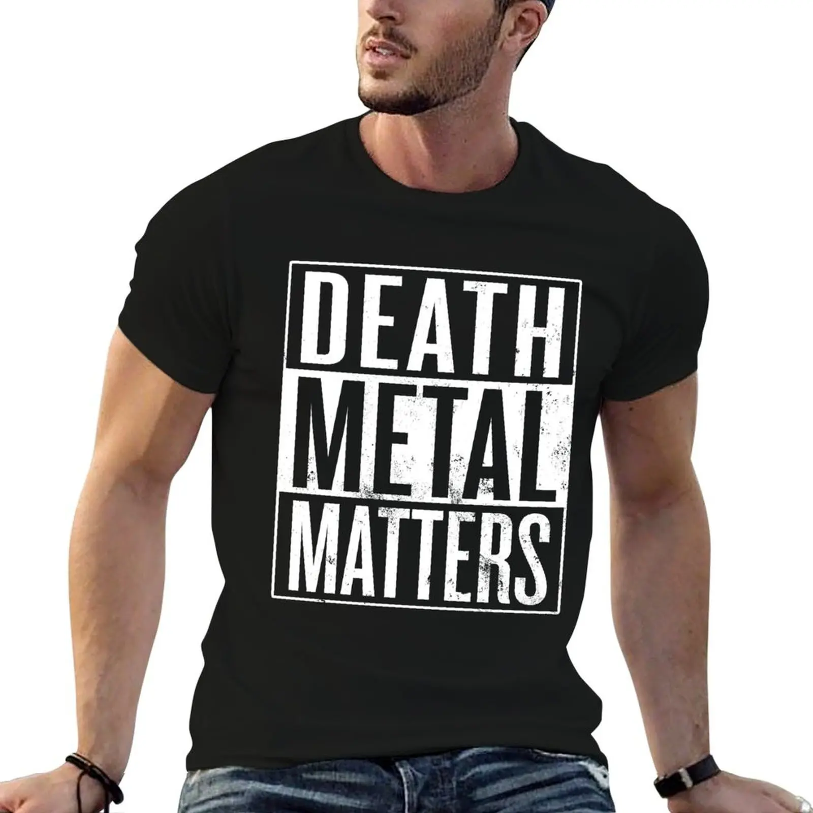 

cotton cotton 100% T-Shirt for shirts funny man t t Matters Metal Death shirts