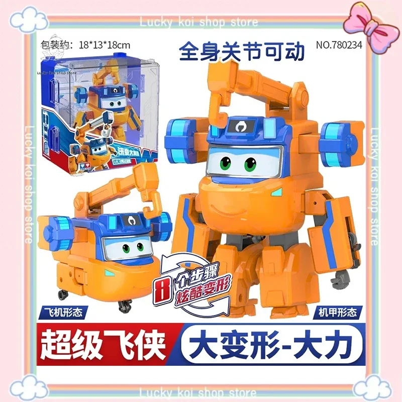 Original Super Wings Anime Figures Jett Golden girl Traver Marty action Figure PVC Statue Collection Model Christmas Toys Gifts