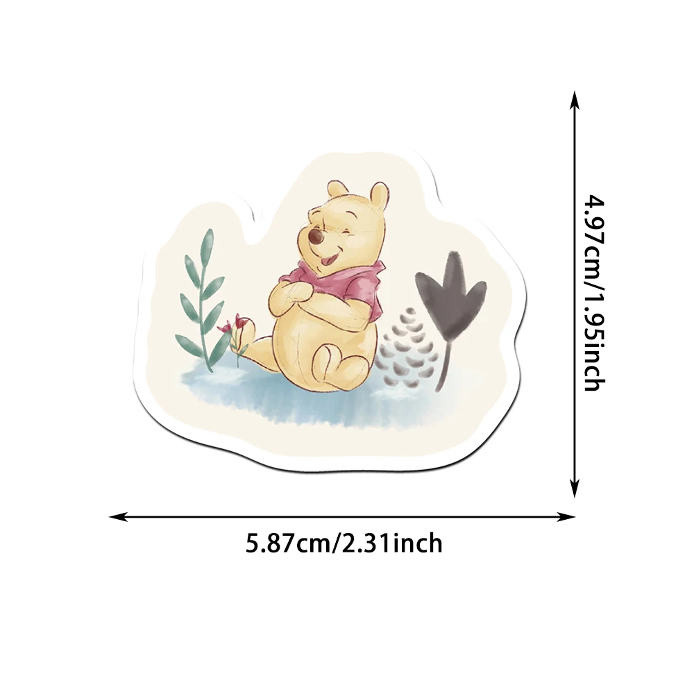 10/30/50 Stück niedliche Cartoon-Disney-Winnie-Puuh-Aufkleber, Kawaii-Anime-Aufkleber, Dekoration, Gitarre, Telefon, Wasserflasche, Aufkleber-Pack – Detail 4
