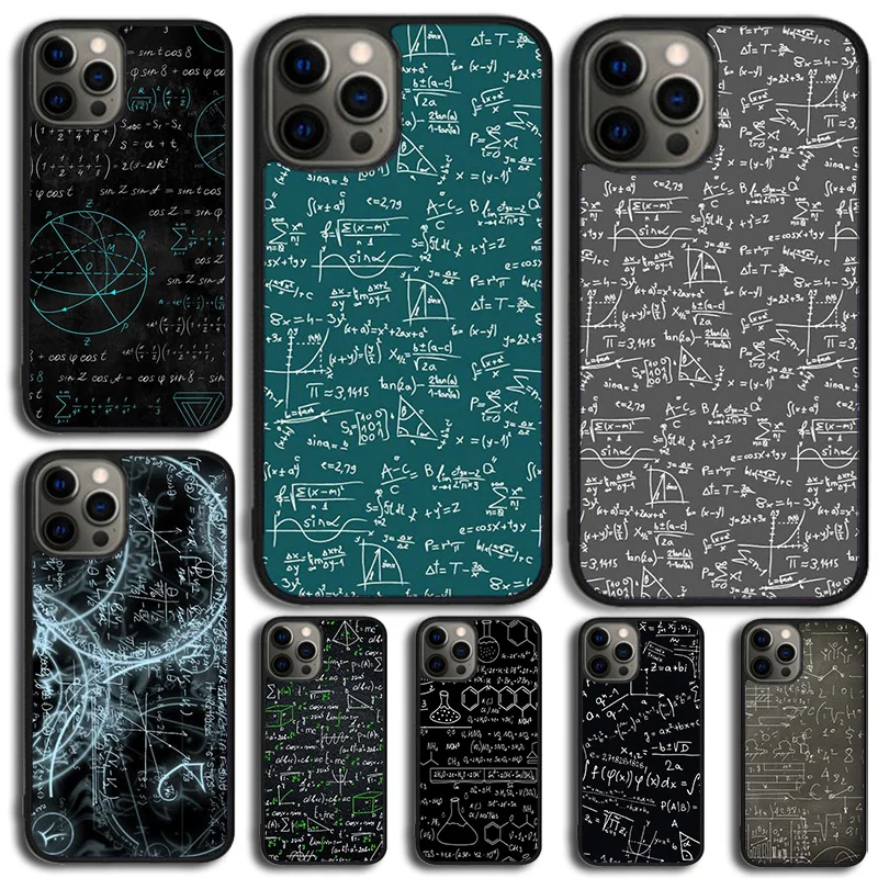 Science Math Physics Formulas Phone Case For Samsung Galaxy S10 S22 S23 S24 Note 10 20 Lite S20 Plus S21 Ultra Back Cover