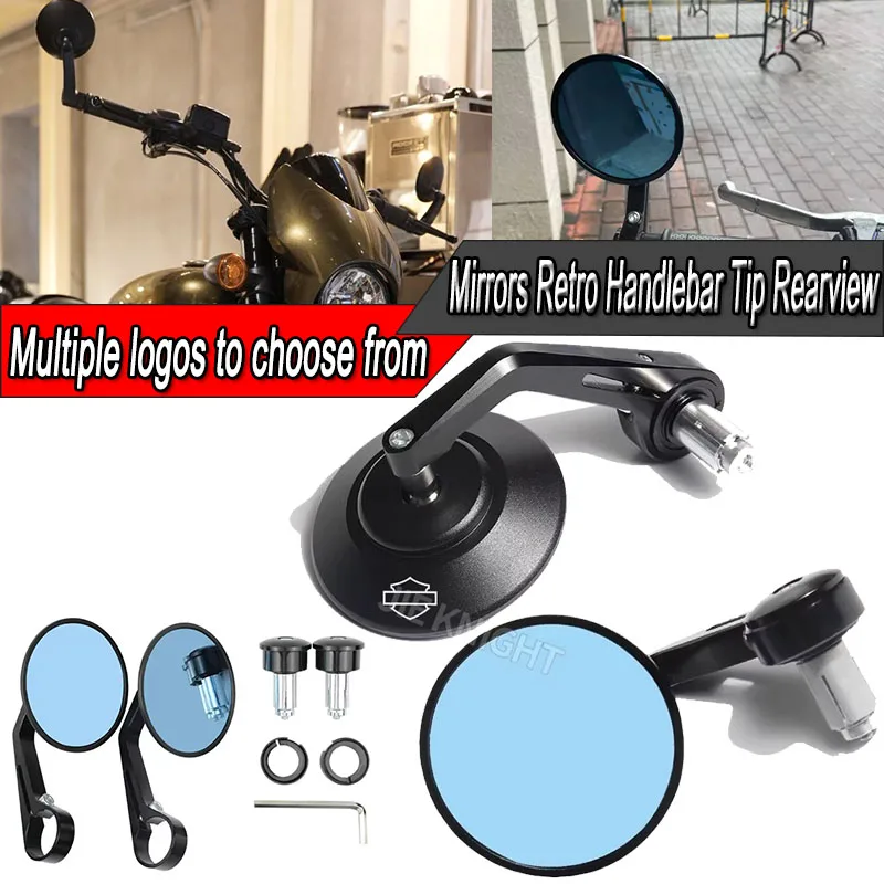 For  Harley Davidson PA1250 Softail Sportster VRSC Touring X48 883 1200 Street Glide Motorcycle Modified CNC Rear View Mirror