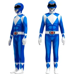 Fantasia Power Samurai Rangers Cosplay Costume Adult Kids Morpher Mighty Morphin Mask Jumpsuit Zentai Suit