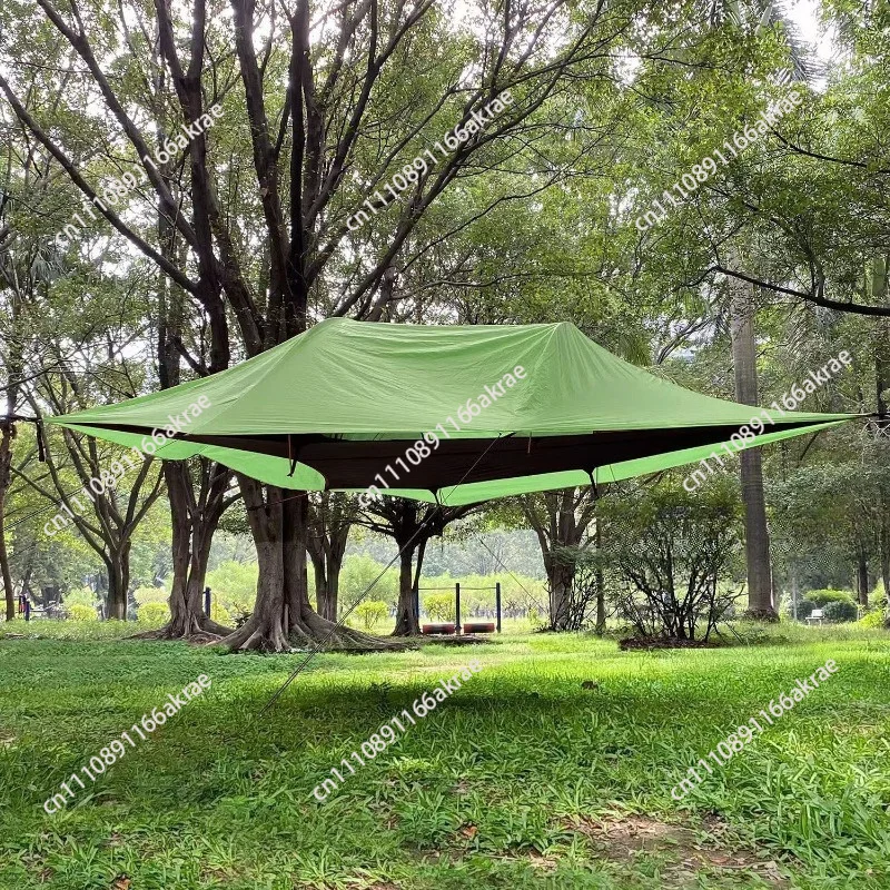 Outdoor new camping suspended tent rainproof mosquito-proof camping aerial tree tent