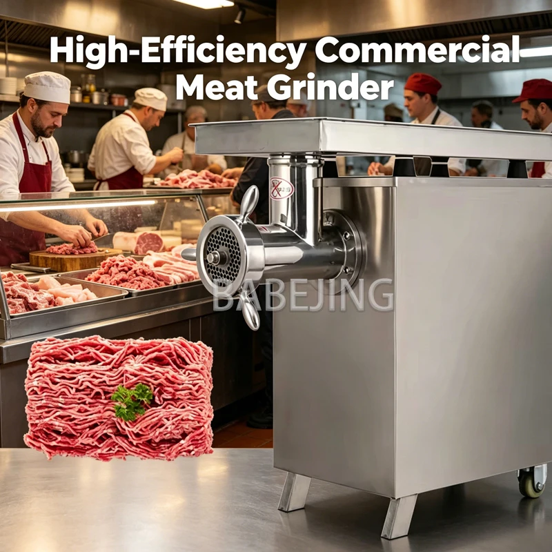 Fully Automatic Stainless Steel Meat Grinder for Kitchen Home Commercial Use Sausage Filling Machine Vegetable Chopper