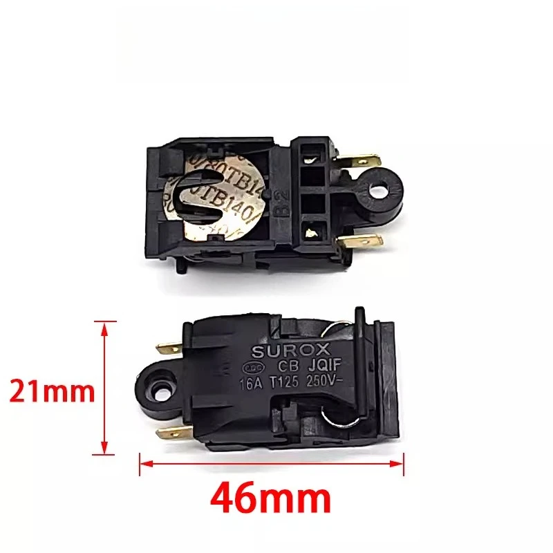 16A High-power Electric Kettle Thermostat Switch Is Suitable for Semi-spherical Triangle Steam Switch Fittings To Cut Off Power.