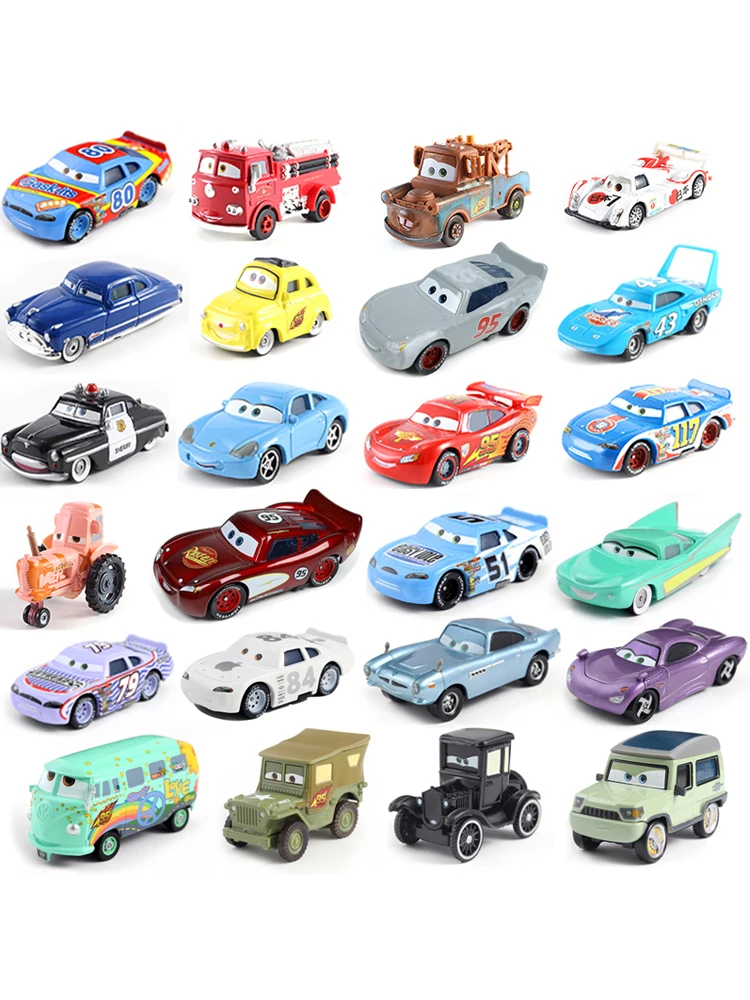 Autospielzeug Lightning McQueen Matt Jackson Storm Ramirez 1:55 Legierung Pixar Cars Metall-Druckguss-Autos Spielzeug Kinder Geburtstagsgeschenke