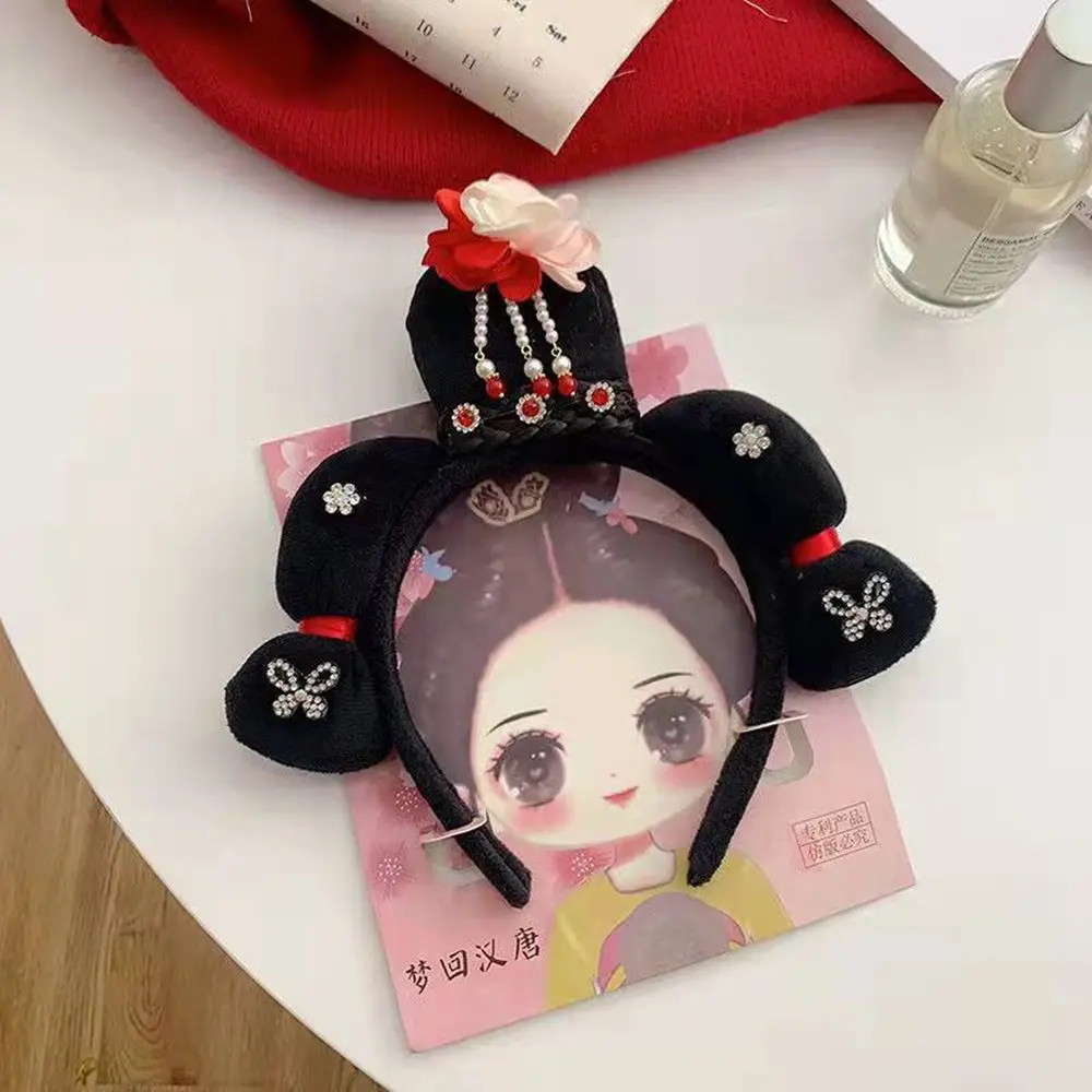 

Court Headwear Chinese Antique Headdress Bow Chinese Style Headwear Antique Headband Hanfu Hair Hoop Ancient Style Headwear