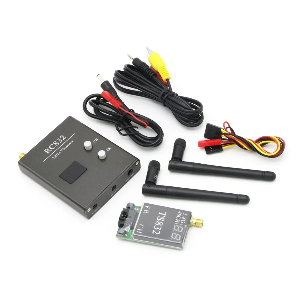 TS832 RC832/RC832H 48CH 5.8G 600mw 5km Wireless AV Transmitter Receiver for FPV Multicopter RC Aircraft Quadcopter