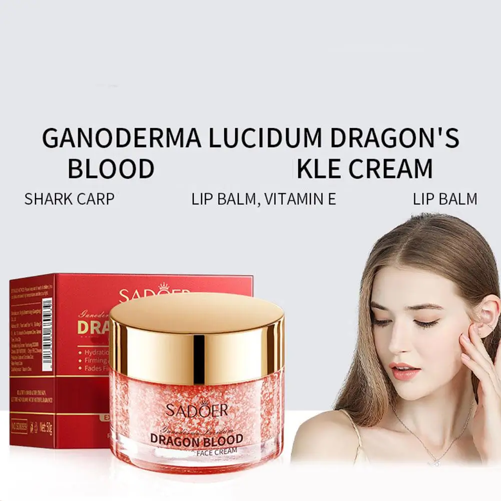 Dragon's Blood Anti-wrinkle Herbal Face Cream, Powerful Anti-aging Cream Improve Dry And Rough Skin Korean Cosmetics For Fa X7l1