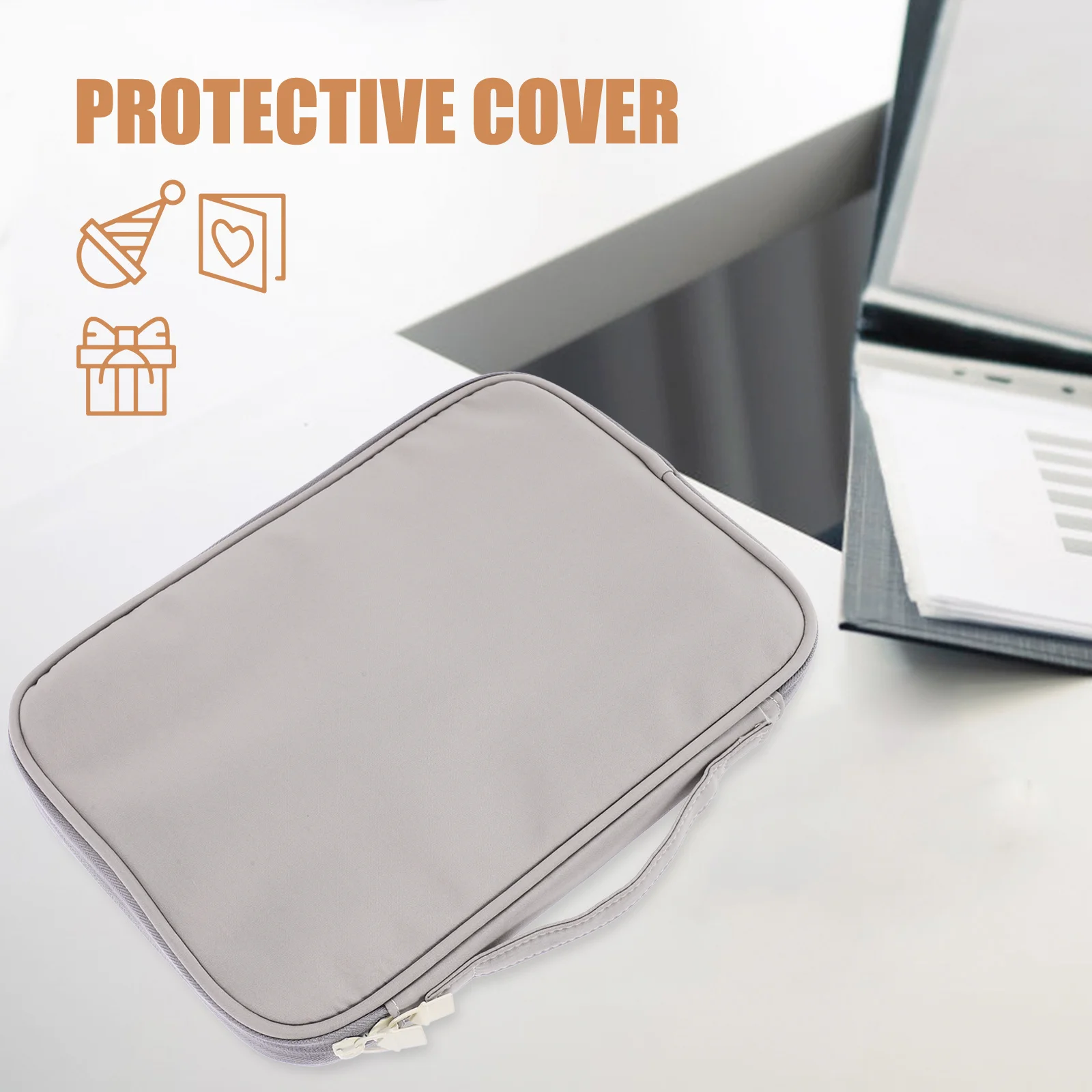 

Tablet Sleeve Nylon Polyester Durable Lightweight Spacious Carrying Case Protection Organizer Pouch