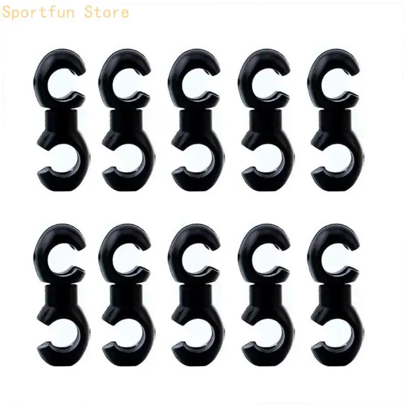 10pack Mountain Bike Brake Line Clip Housing Line Tubing Buckles Tube Clip X7JD