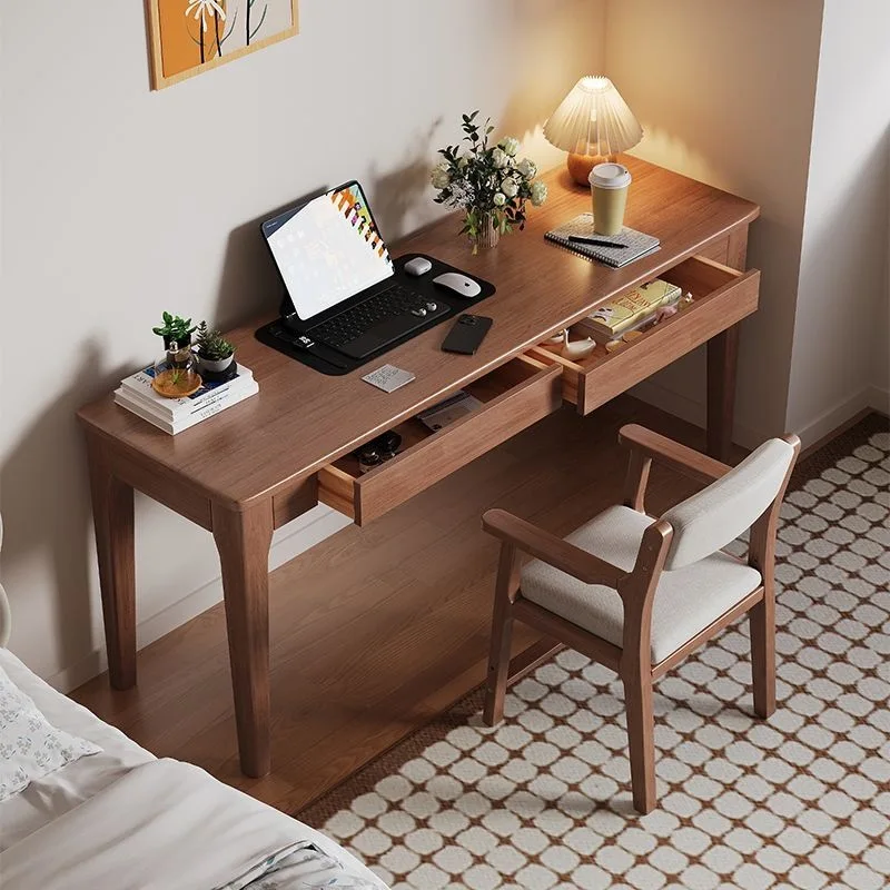 

Solid wood narrow desk width 40/45/55 cm simple household computer desk office small apartment student