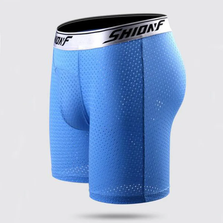 Mesh Long Style Men Super Big Super Larger Size 7XL 8XL Men's Male Boxer Underwear Comfortble Colors Cotton Blue Red Option New