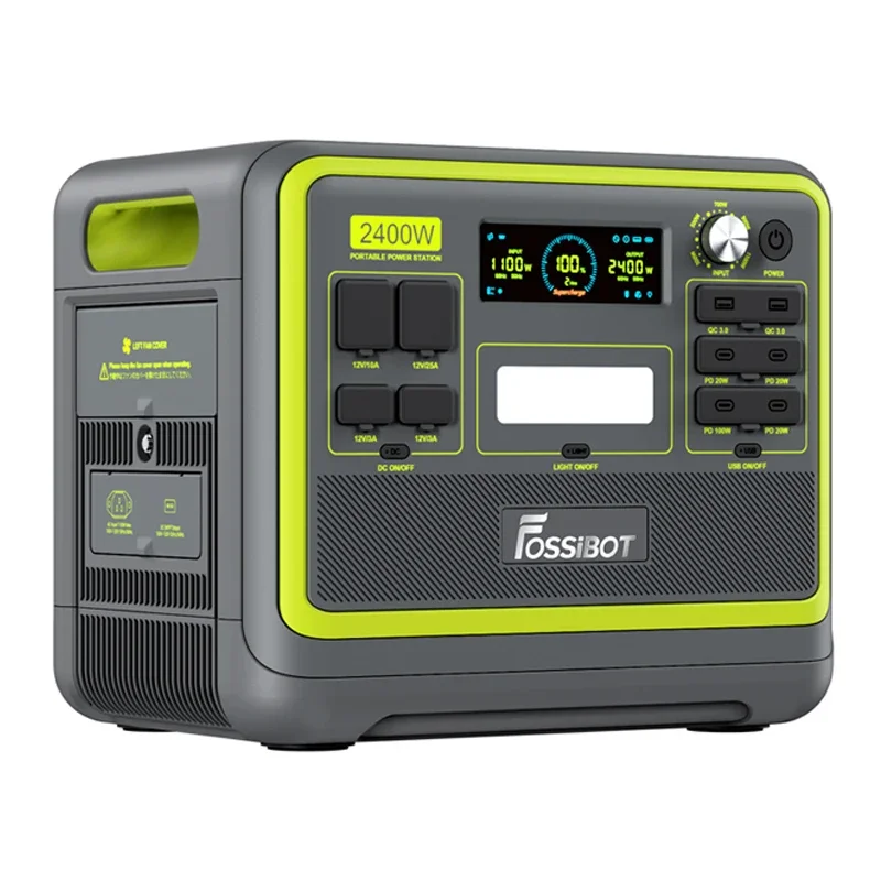 

F2400 Solar Charging Portable Power Station Has Launched Mobile Power Outdoor Indoor 1200W Car Charger