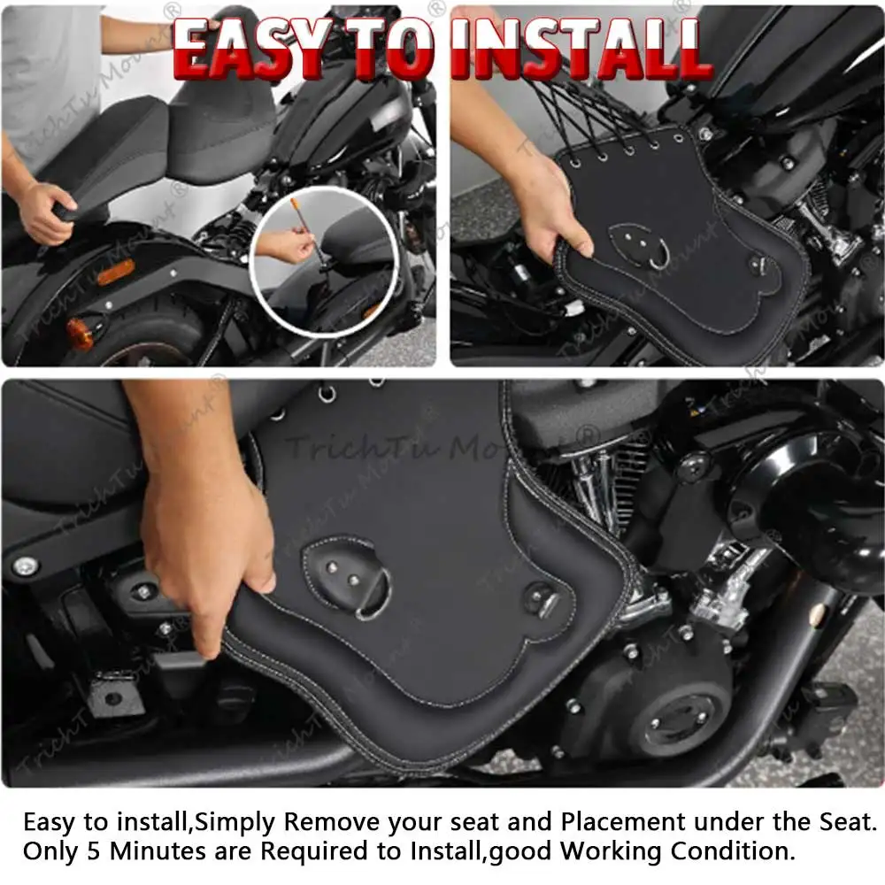 منحرف درع الحرارة من جلد البولي يوريثان للدراجات النارية لدراجة Harley Davidson Street Glide، Heritage Softail، Fat Boy، Tour Glide Universal