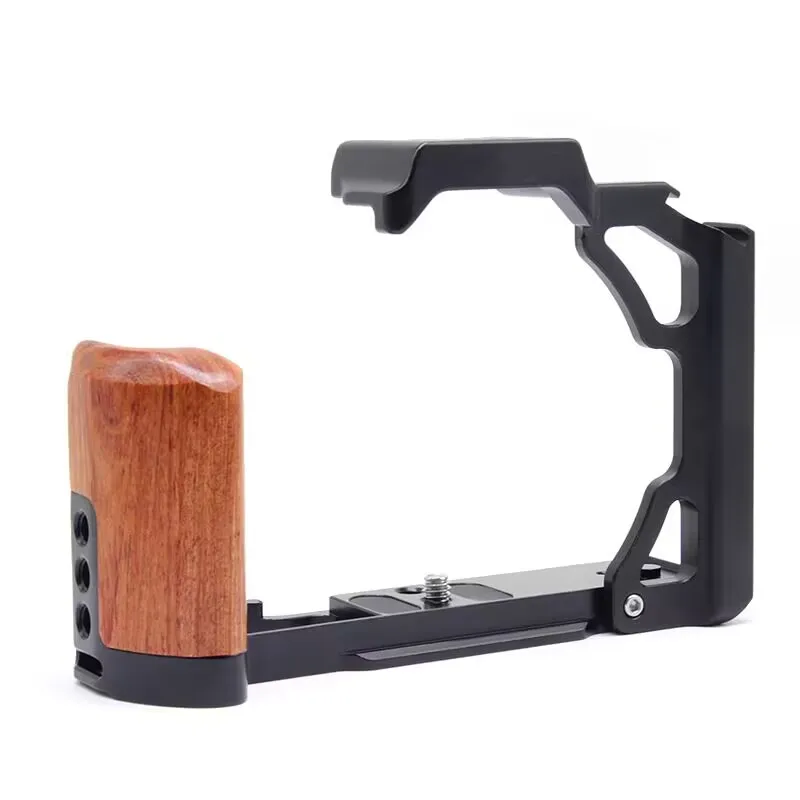 PyroGraphy ZFC Camera Cage with Rosewood Handle Grip 1/4