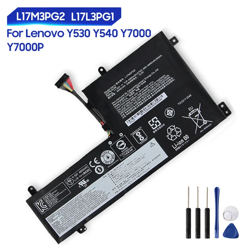 

Высококачественная сменная батарея для Lenovo Y540 Y530 Y7000P Y7000 L17M3PG2 L17L3PG1 L17M3PG3 L17C3PG1 перезаряжаемые батареи