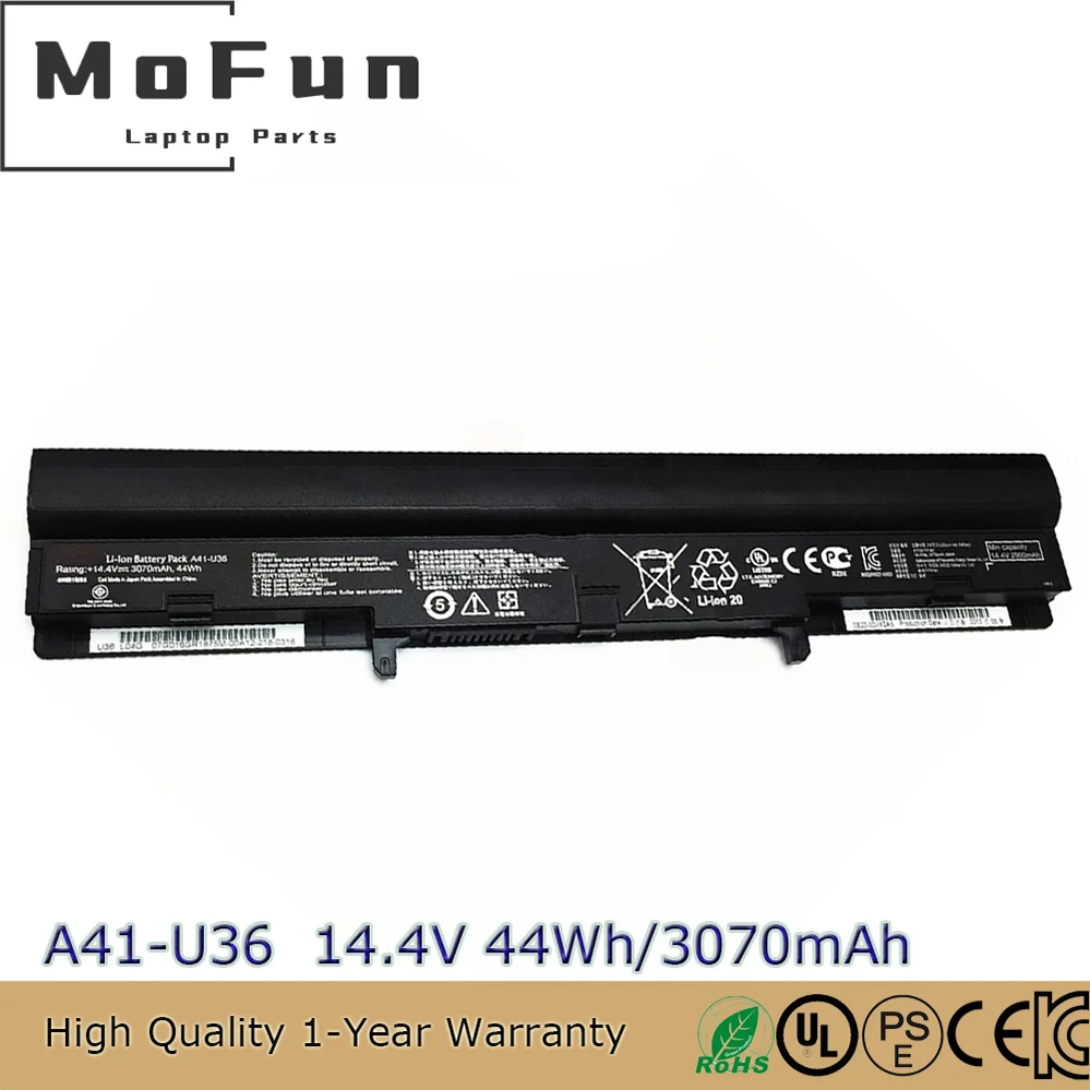 Brand New Original A42-U36 14.8V 5800mAh Laptop Battery for Asus U36J U36K U36SD U36SG U82E U82U U84S X32U 8 Cell